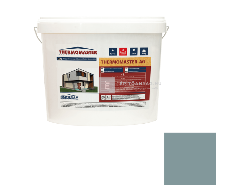 MP Thermomaster Akril vékonyvakolat, gördülőszemcsés 2 mm 39-C, 25 kg