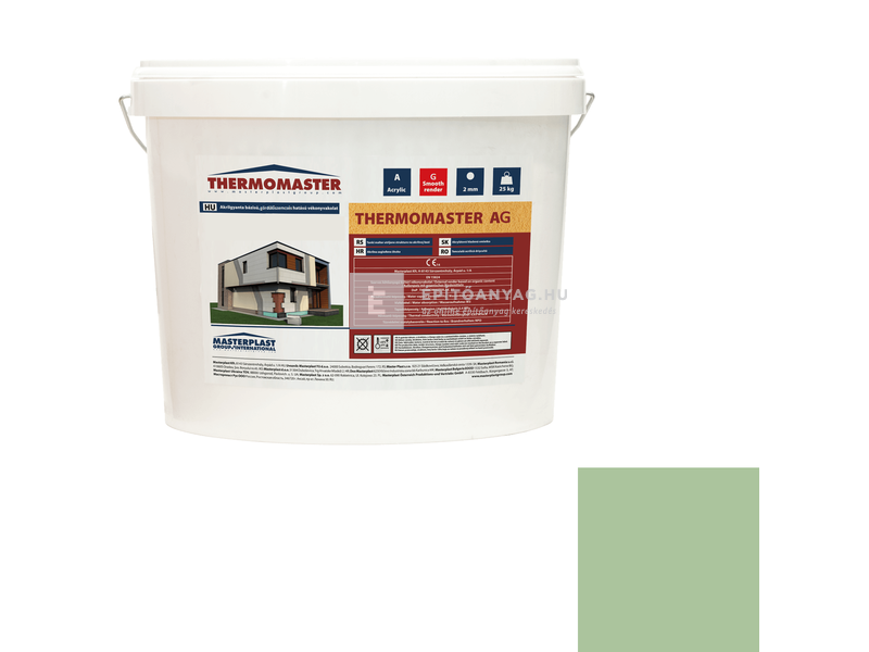MP Thermomaster Akril vékonyvakolat, gördülőszemcsés 2 mm 41-C, 25 kg