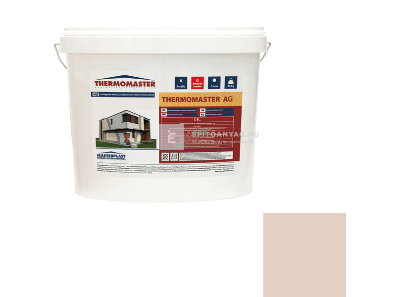 MP Thermomaster Akril vékonyvakolat, gördülőszemcsés 2 mm 44-E, 25 kg