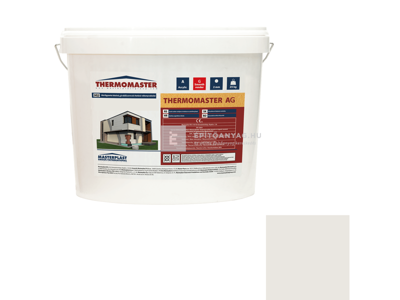 MP Thermomaster Akril vékonyvakolat, gördülőszemcsés 2 mm 45-F, 25 kg