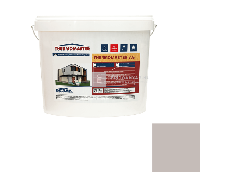 MP Thermomaster Akril vékonyvakolat, gördülőszemcsés 2 mm 49-D, 25 kg