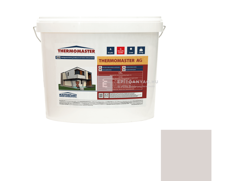 MP Thermomaster Akril vékonyvakolat, gördülőszemcsés 2 mm 49-E, 25 kg