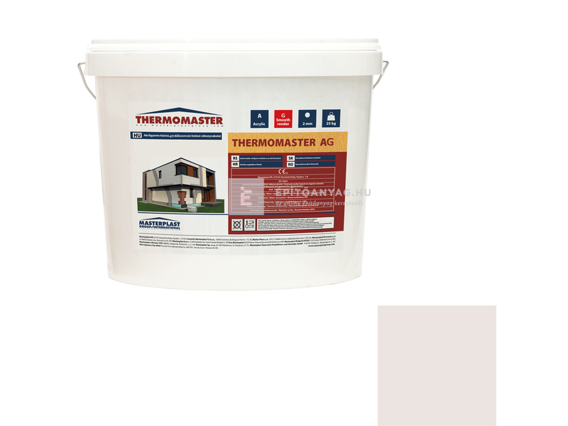 MP Thermomaster Akril vékonyvakolat, gördülőszemcsés 2 mm 49-F, 25 kg