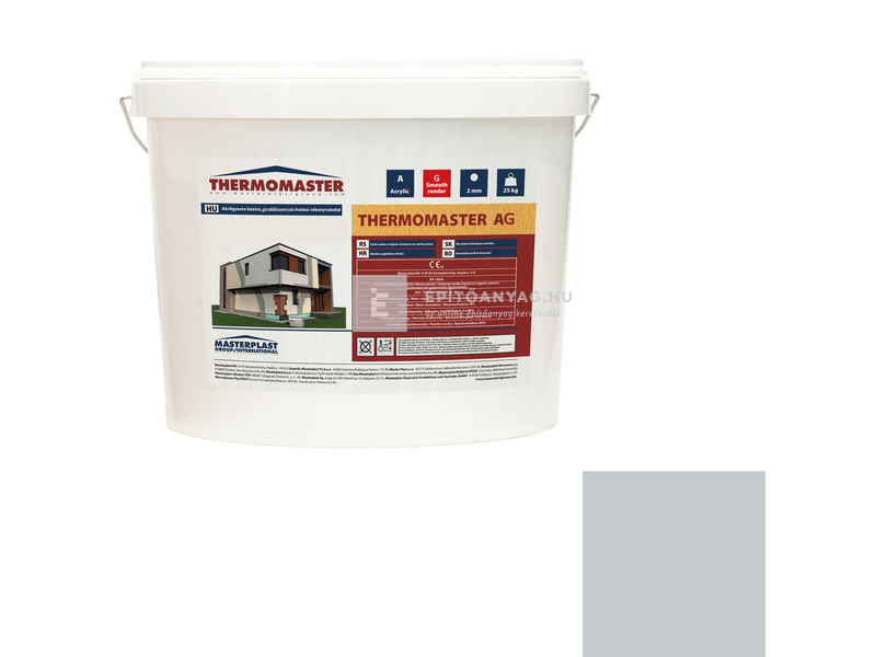 MP Thermomaster Akril vékonyvakolat, gördülőszemcsés 2 mm 50-F, 25 kg