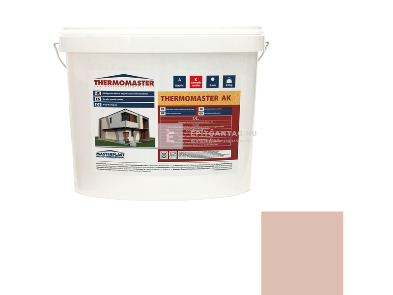 MP Thermomaster Akril vékonyvakolat, kapart 2 mm 13-D, 25 kg