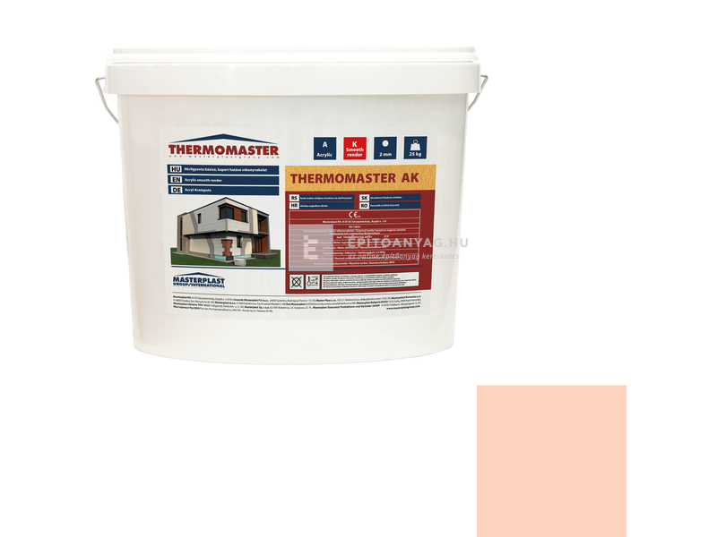 MP Thermomaster Akril vékonyvakolat, kapart 2 mm 15-E, 25 kg