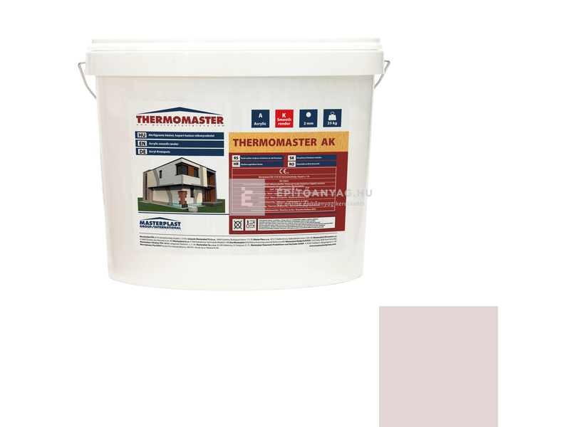 MP Thermomaster Akril vékonyvakolat, kapart 2 mm 20-F, 25 kg
