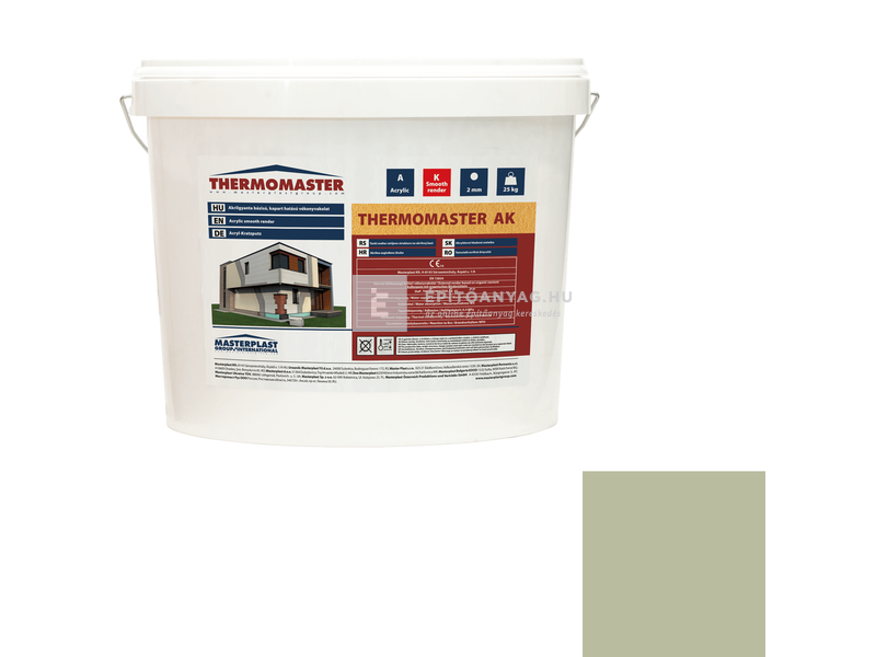 MP Thermomaster Akril vékonyvakolat, kapart 2 mm 42-C, 25 kg