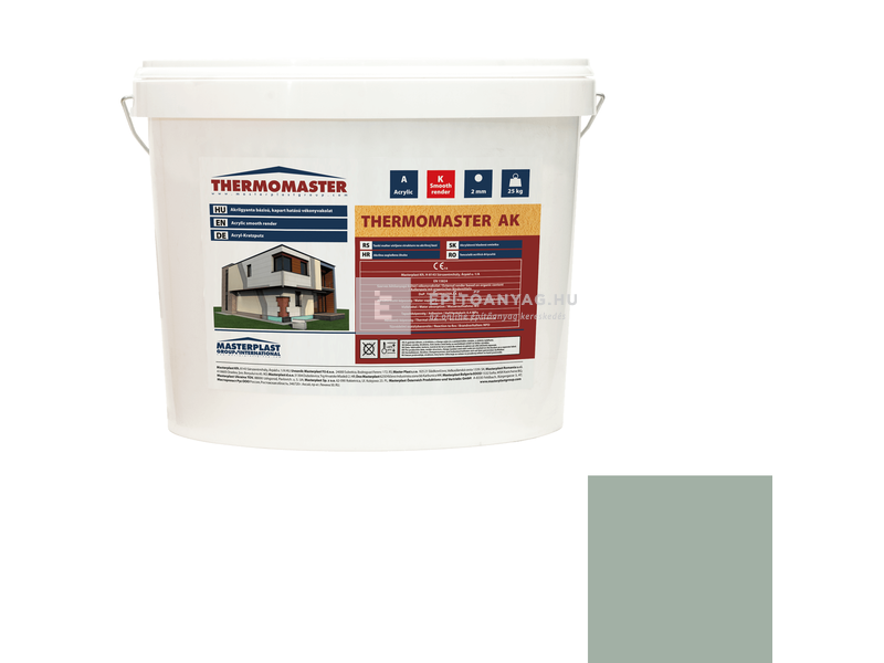MP Thermomaster Akril vékonyvakolat, kapart 2 mm 43-D, 25 kg
