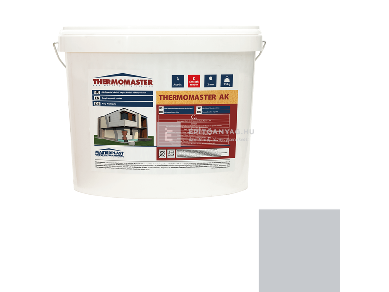 MP Thermomaster Akril vékonyvakolat, kapart 2 mm 50-F, 25 kg