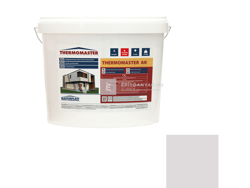 MP Thermomaster Akril vékonyvakolat, kapart 2 mm 64-C, 25 kg