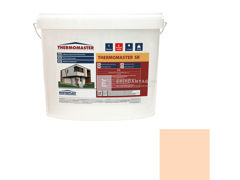 MP Thermomaster Szilikon vékonyvakolat, kapart 1,5 mm 10-E, 25 kg