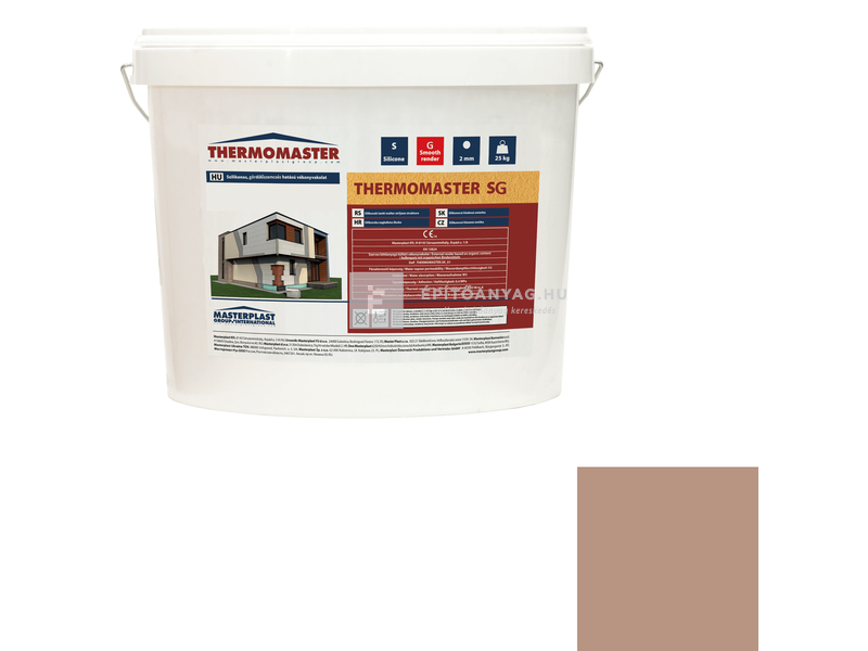 MP Thermomaster Szilikon vékonyvakolat, gördülőszemcsés 2 mm 09-C, 25 kg