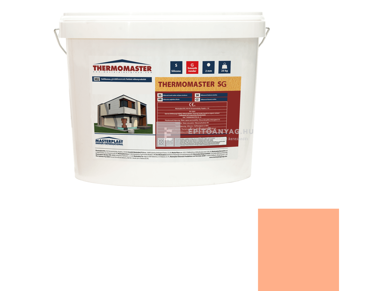 MP Thermomaster Szilikon vékonyvakolat, gördülőszemcsés 2 mm 15-C, 25 kg
