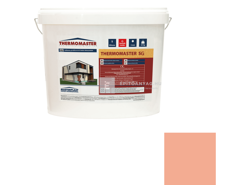 MP Thermomaster Szilikon vékonyvakolat, gördülőszemcsés 2 mm 16-C, 25 kg