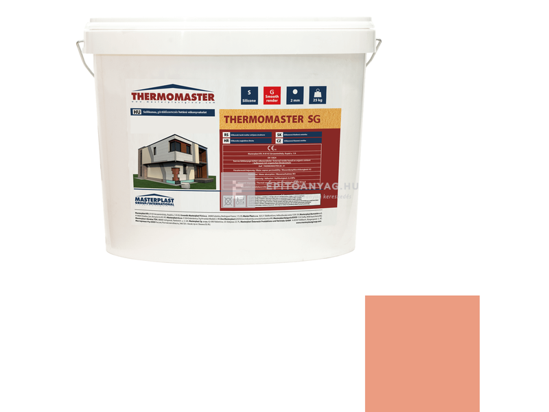 MP Thermomaster Szilikon vékonyvakolat, gördülőszemcsés 2 mm 17-C, 25 kg
