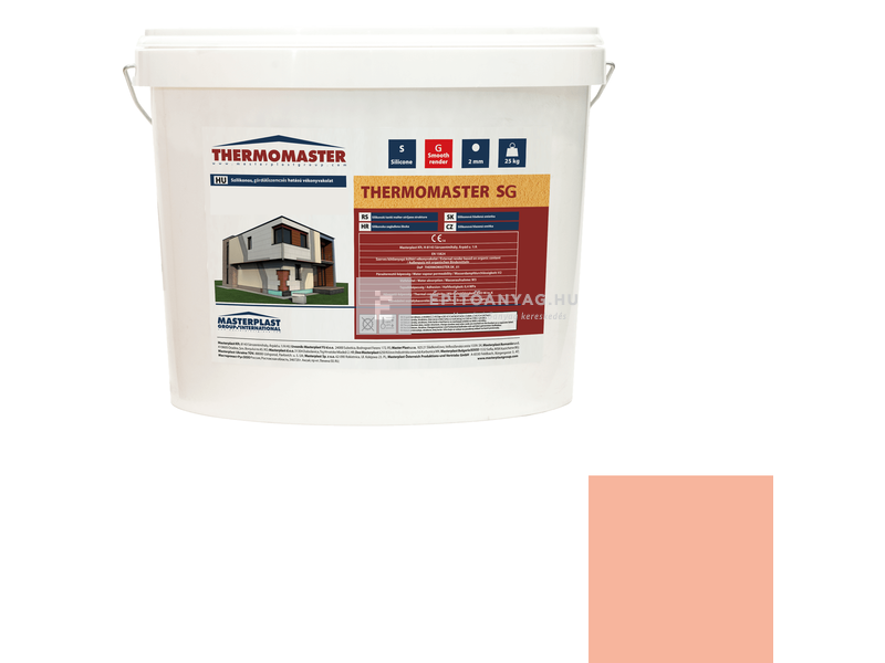 MP Thermomaster Szilikon vékonyvakolat, gördülőszemcsés 2 mm 17-D, 25 kg