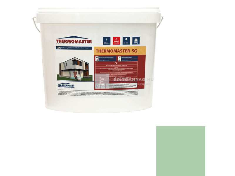 MP Thermomaster Szilikon vékonyvakolat, gördülőszemcsés 2 mm 40-D, 25 kg