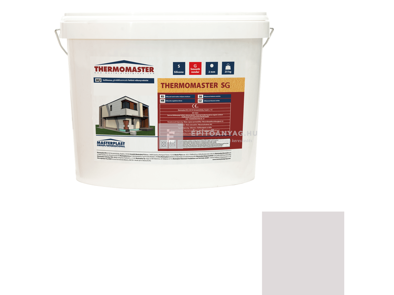 MP Thermomaster Szilikon vékonyvakolat, gördülőszemcsés 2 mm 64-C, 25 kg