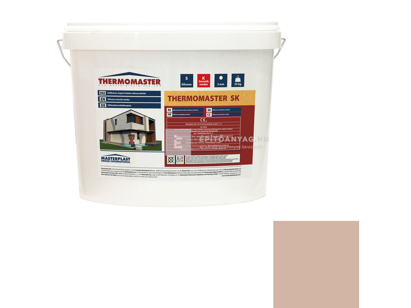 MP Thermomaster Szilikon vékonyvakolat, kapart 2 mm 09-D, 25 kg