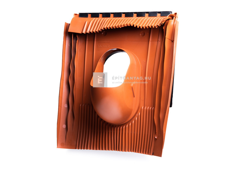 Klöber műanyag alapcserép, univerzális, DN100 téglavörös