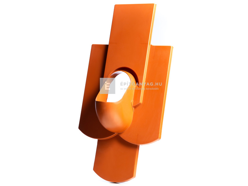 Klöber műanyag alapcserép Hódfarkú kettősfedéshez téglavörös