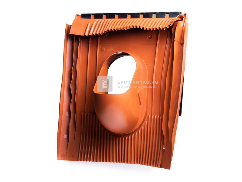 Klöber műanyag alapcserép, univerzális, DN125 téglavörös