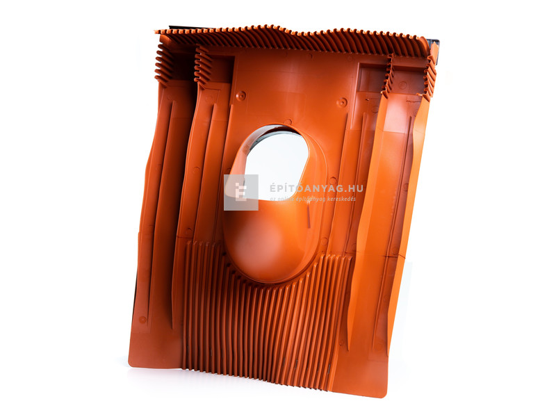 Klöber műanyag alapcserép XXL, univerzális, DN100 téglavörös