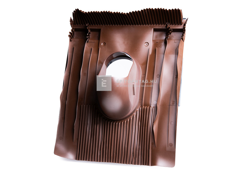 Klöber műanyag alapcserép XXL, univerzális, DN100 barna