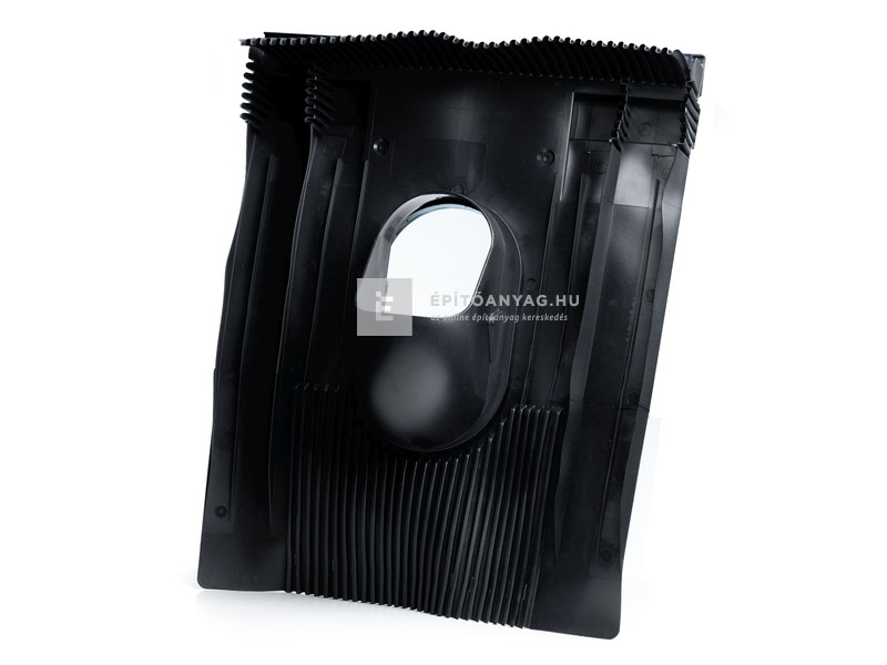 Klöber műanyag alapcserép XXL, univerzális, DN100 antracit