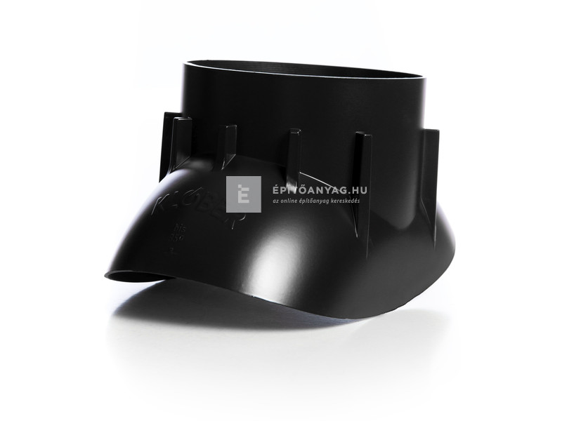 Klöber gázcső átvezető adapter 70/110 mm fekete