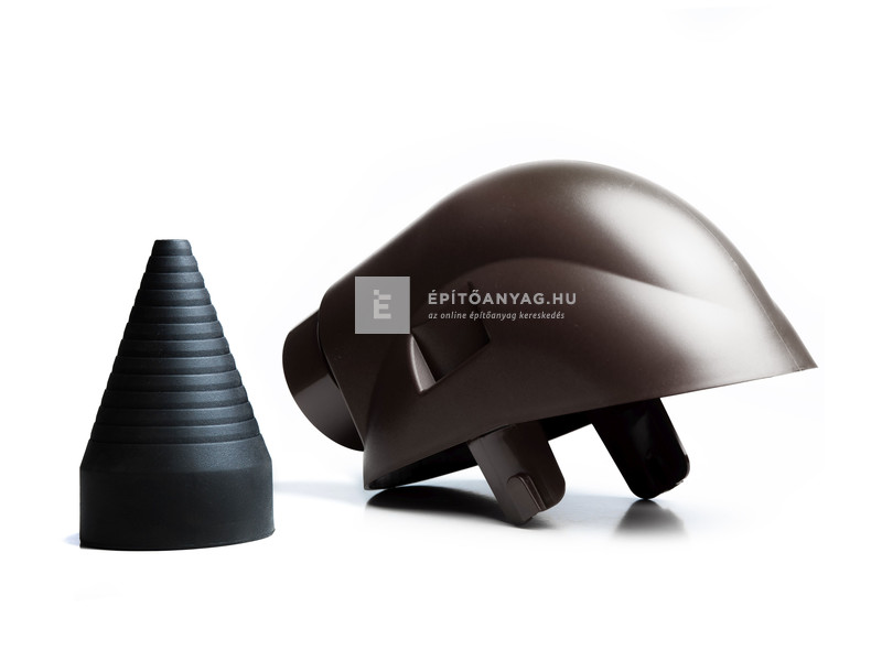 Klöber szolár kivezető elem DN100 barna