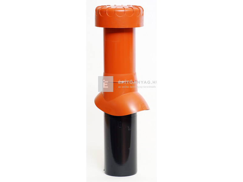 Szellőzőcső DN100 téglavörös