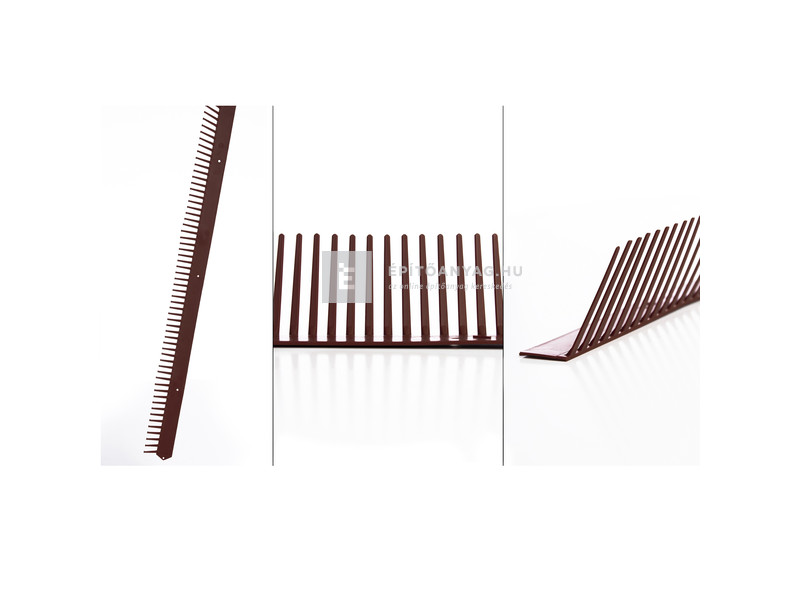 TT Eresz lezárófésű barna 60 mm x 1 m