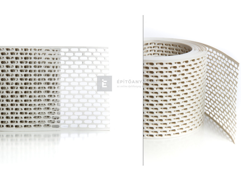 Ereszszellőző szalag fehér 10 cm x 5 m