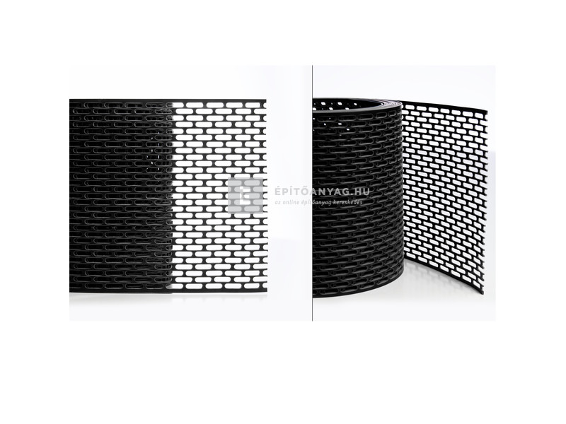 Klöber ereszszellőző szalag fekete 15 cm x 5 m