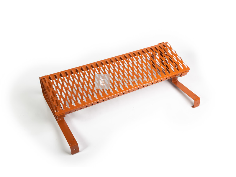 Univerzális tetőlépcső rács+tartó 500 mm, téglavörös