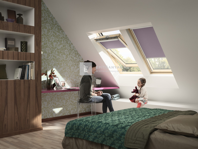 Velux GLL MK06 1061 Standard Plus ablak felső kilinccsel, háromrétegű üveggel 78x118 cm