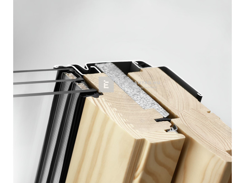 Velux GLL MK10 1061B Standard Plus ablak alsó kilinccsel, háromrétegű üveggel 78x160 cm