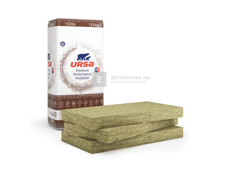 Ursa Terra 78 Ph Ásványgyapot/Üveggyapot 100x600x1250 mm 4,5 m2/csomag