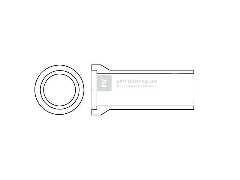 KK Kavics Atlasz TO Tokos betoncső 30x100 cm