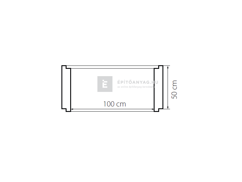 KK Kavics Atlasz Aknamagasító gyűrű 100x50/11,5 cm
