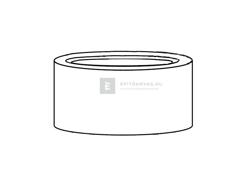 KK Kavics Atlasz Aknamagasító gyűrű 100x50/11,5 cm