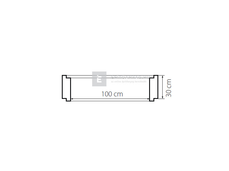 KK Kavics Atlasz Aknamagasító gyűrű 100x30/11,5 cm