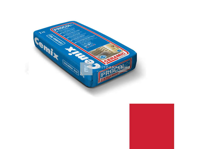 Cemix ProCol+ fugázó 2-10 mm piros 2 kg