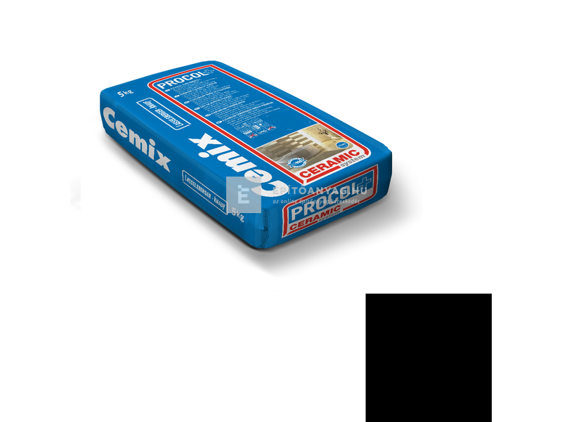 Cemix ProCol+ fugázó 2-10 mm fekete 5 kg