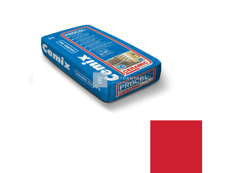 Cemix ProCol+ fugázó 2-10 mm piros 5 kg