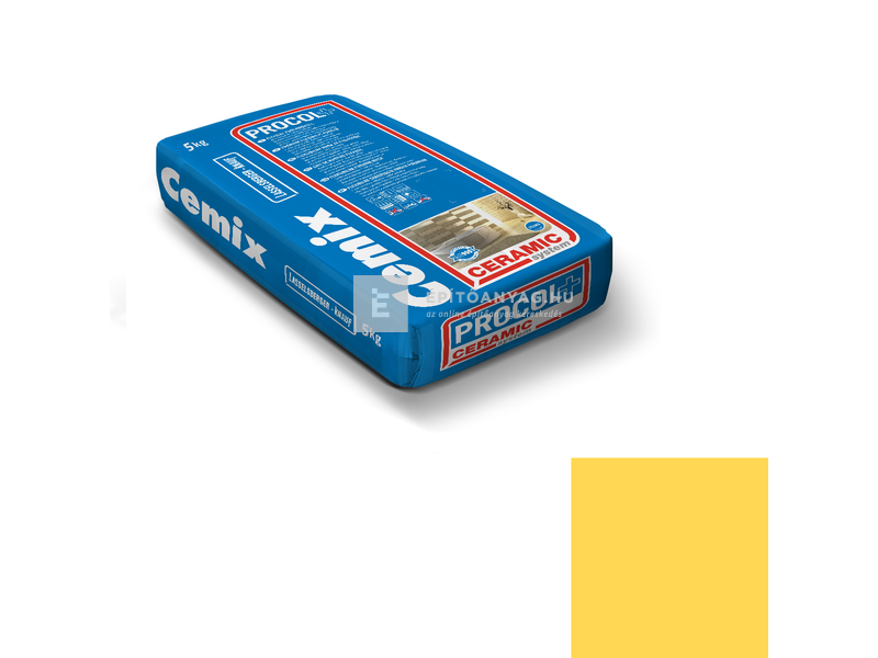 Cemix ProCol+ fugázó 2-10 mm sárga 5 kg