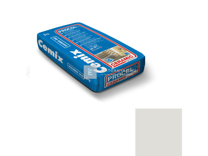 Cemix ProCol+ fugázó 2-10 mm világosszürke 5 kg