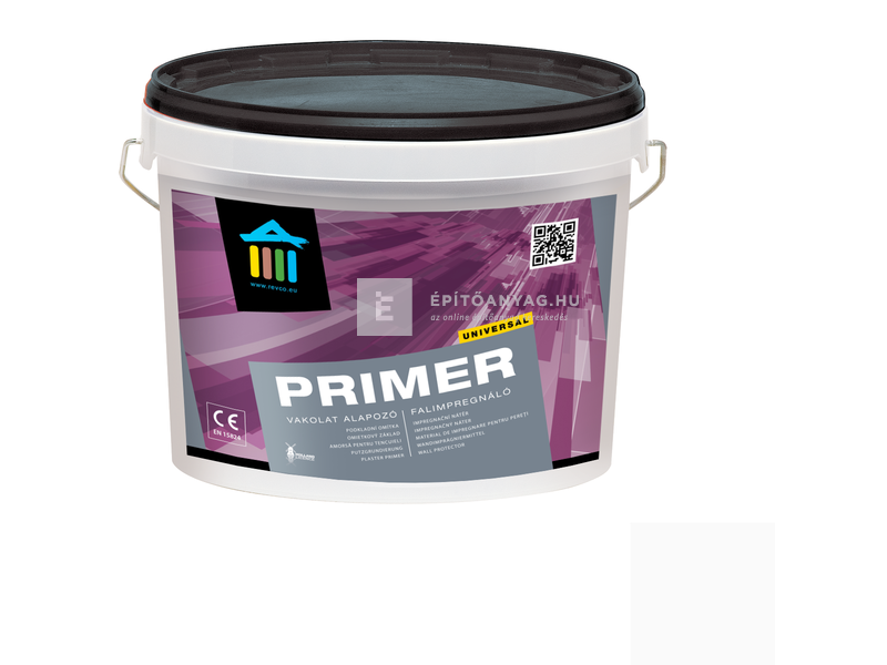 Revco Primer Vékonyvakolat alapozó blanco 4, 3,75 kg
